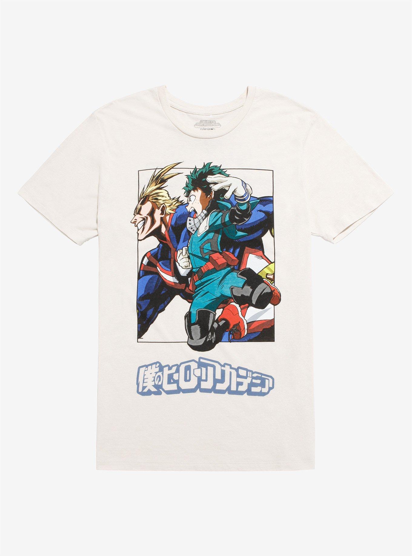 My Hero Academia All Might & Deku T-Shirt, OFF WHITE, hi-res