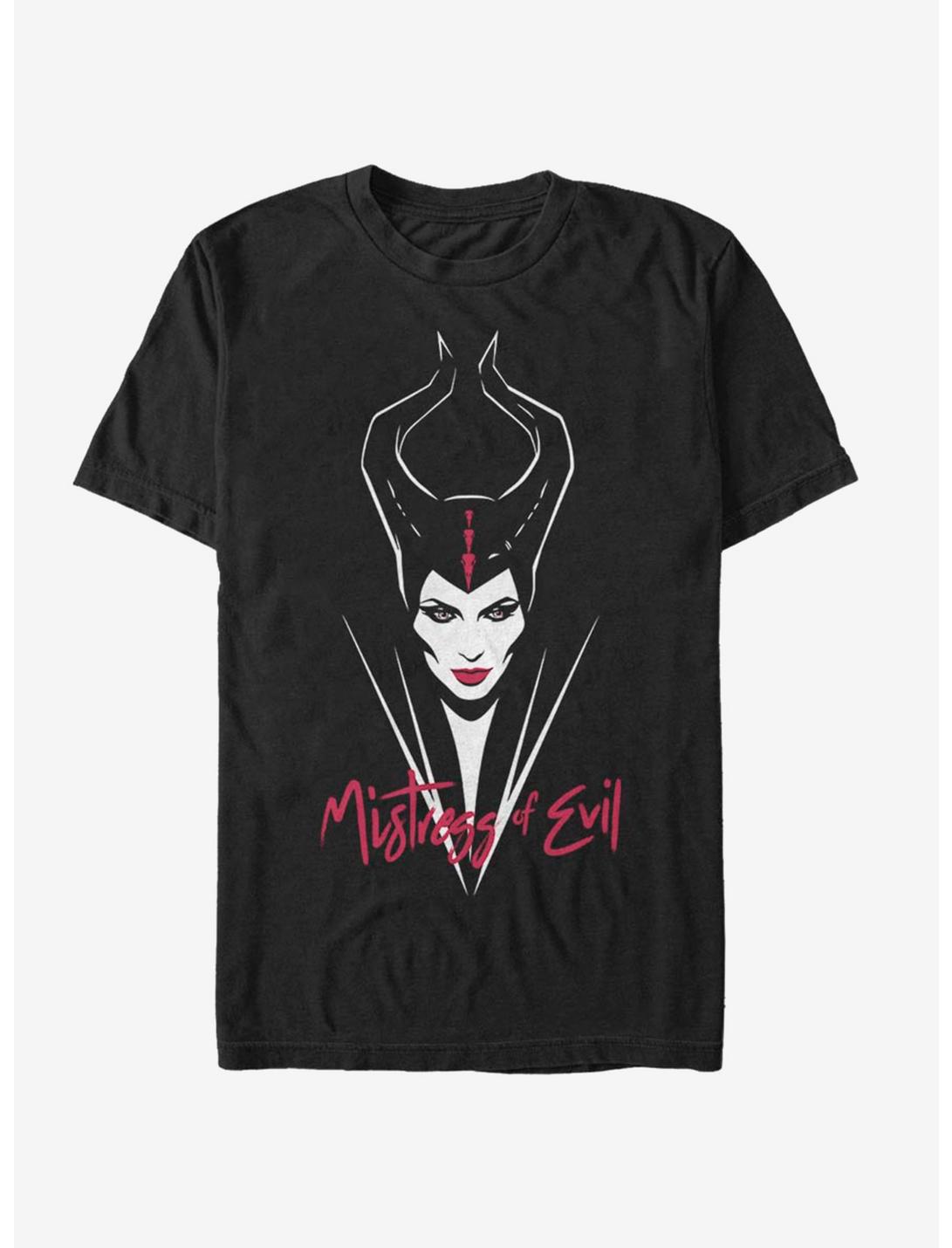 Disney Maleficent: Mistress Of Evil Red Lips T-Shirt, BLACK, hi-res