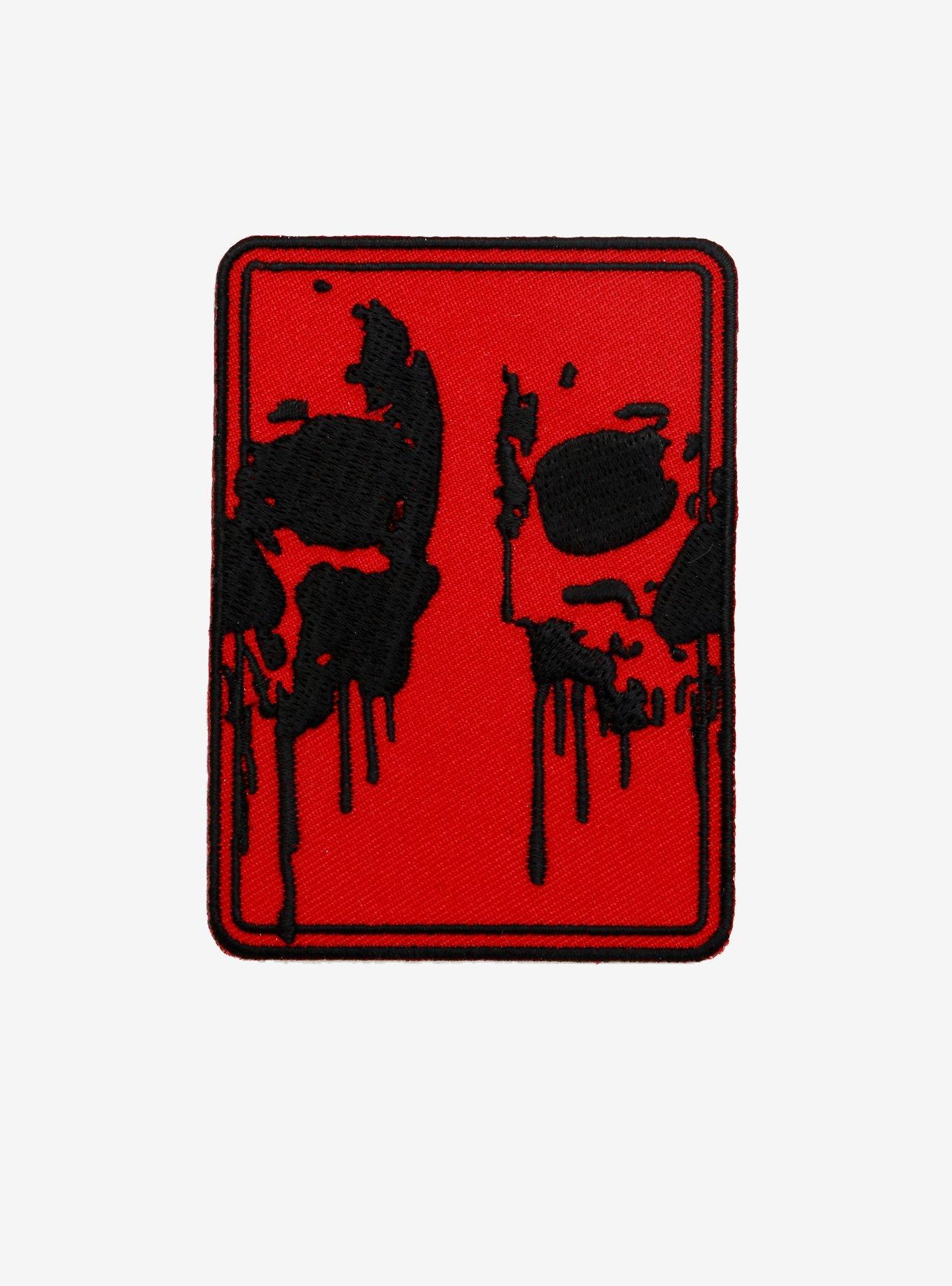 Skulls Drip Patch, , hi-res