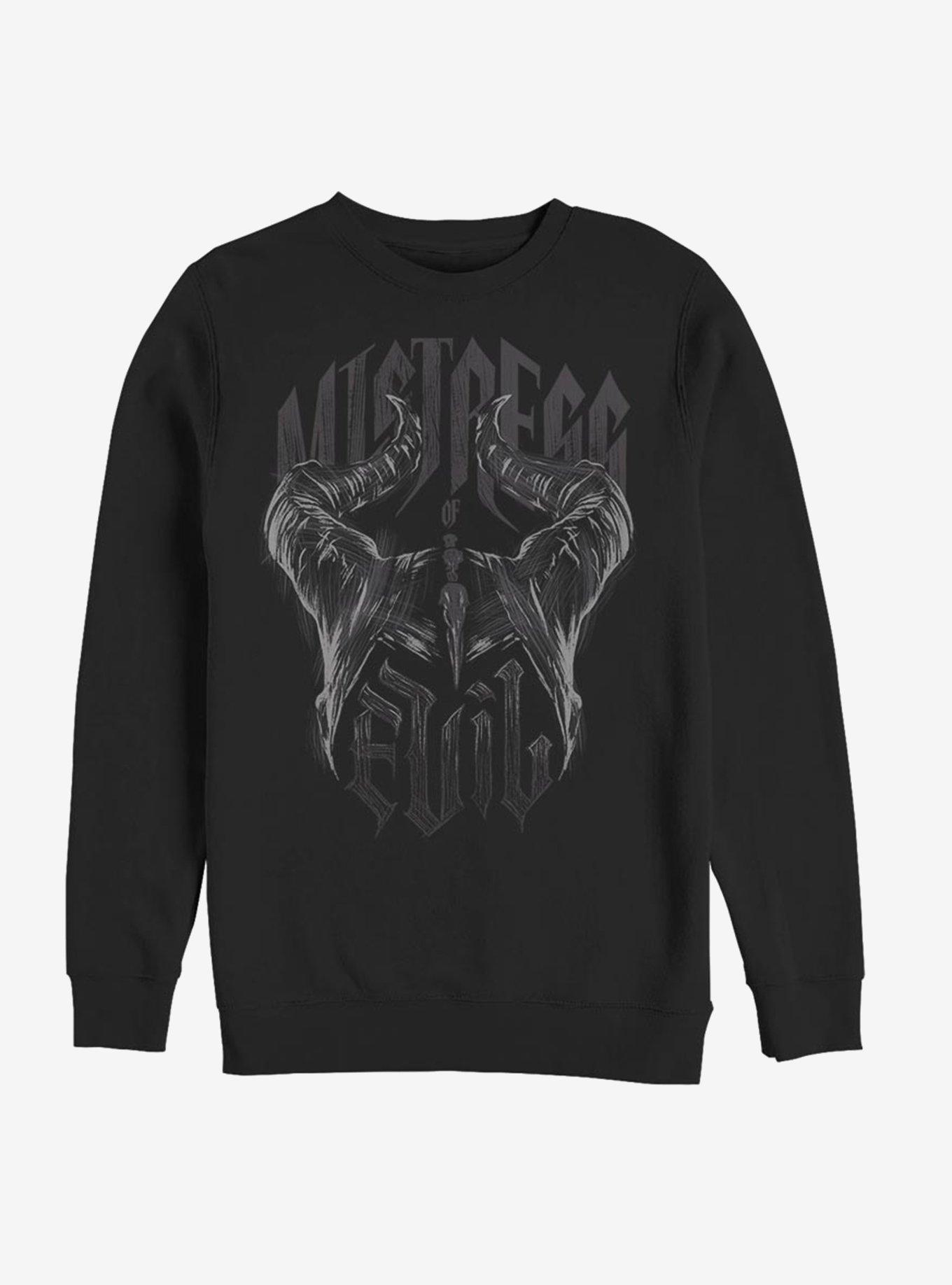 Disney Maleficent: Mistress Of Evil Metal Horns Sweatshirt - BLACK ...