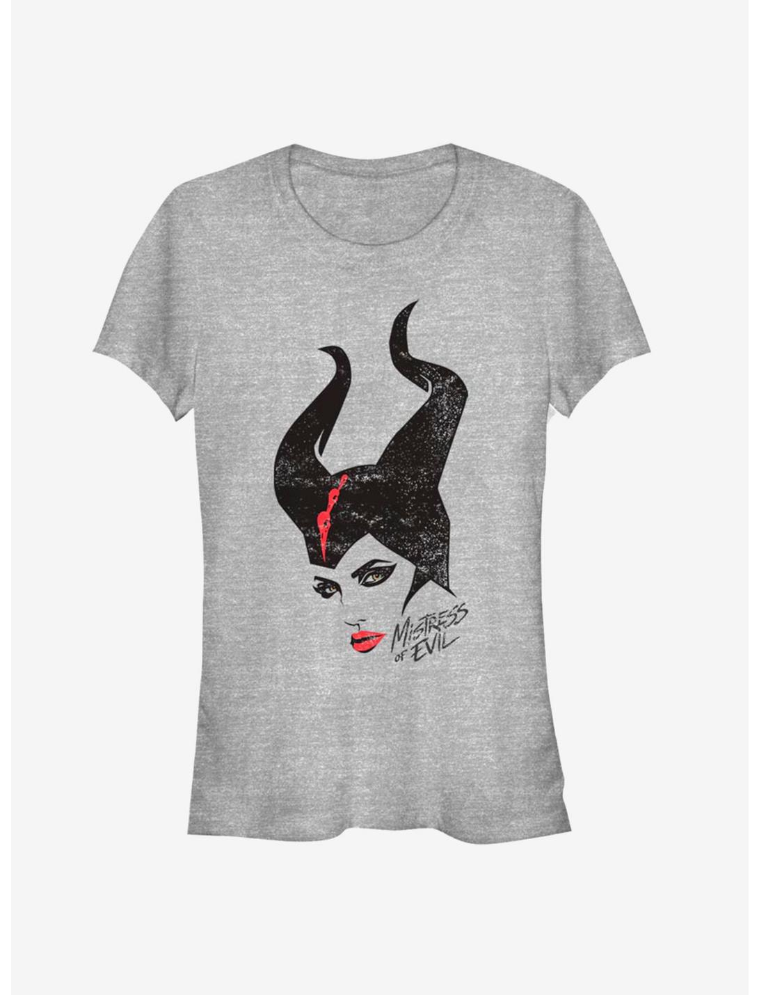 Disney Maleficent: Mistress Of Evil Red Lipstick Girls T-Shirt, ATH HTR, hi-res
