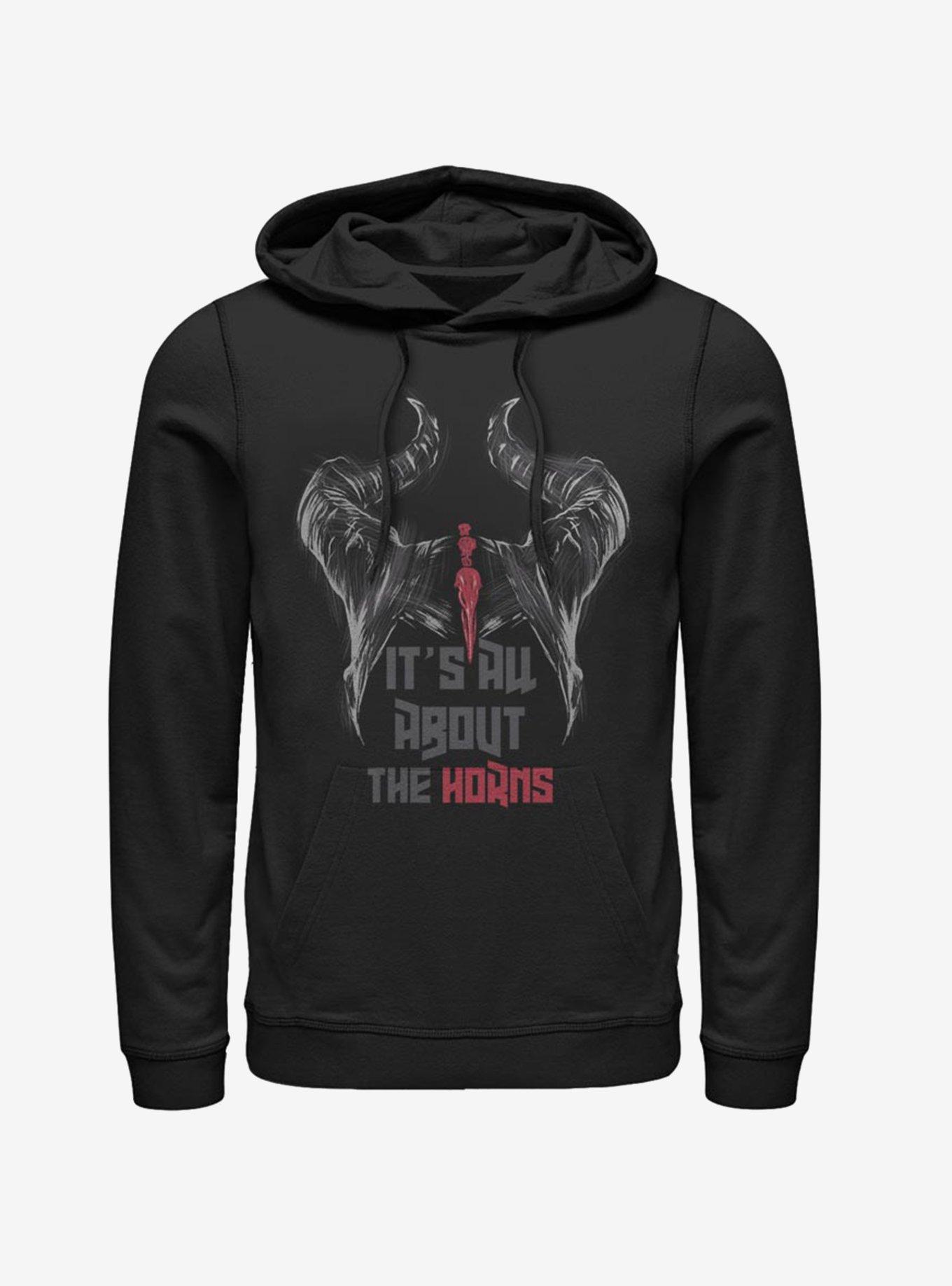 Disney Maleficent: Mistress Of Evil It's All About The Horns Hoodie, BLACK, hi-res