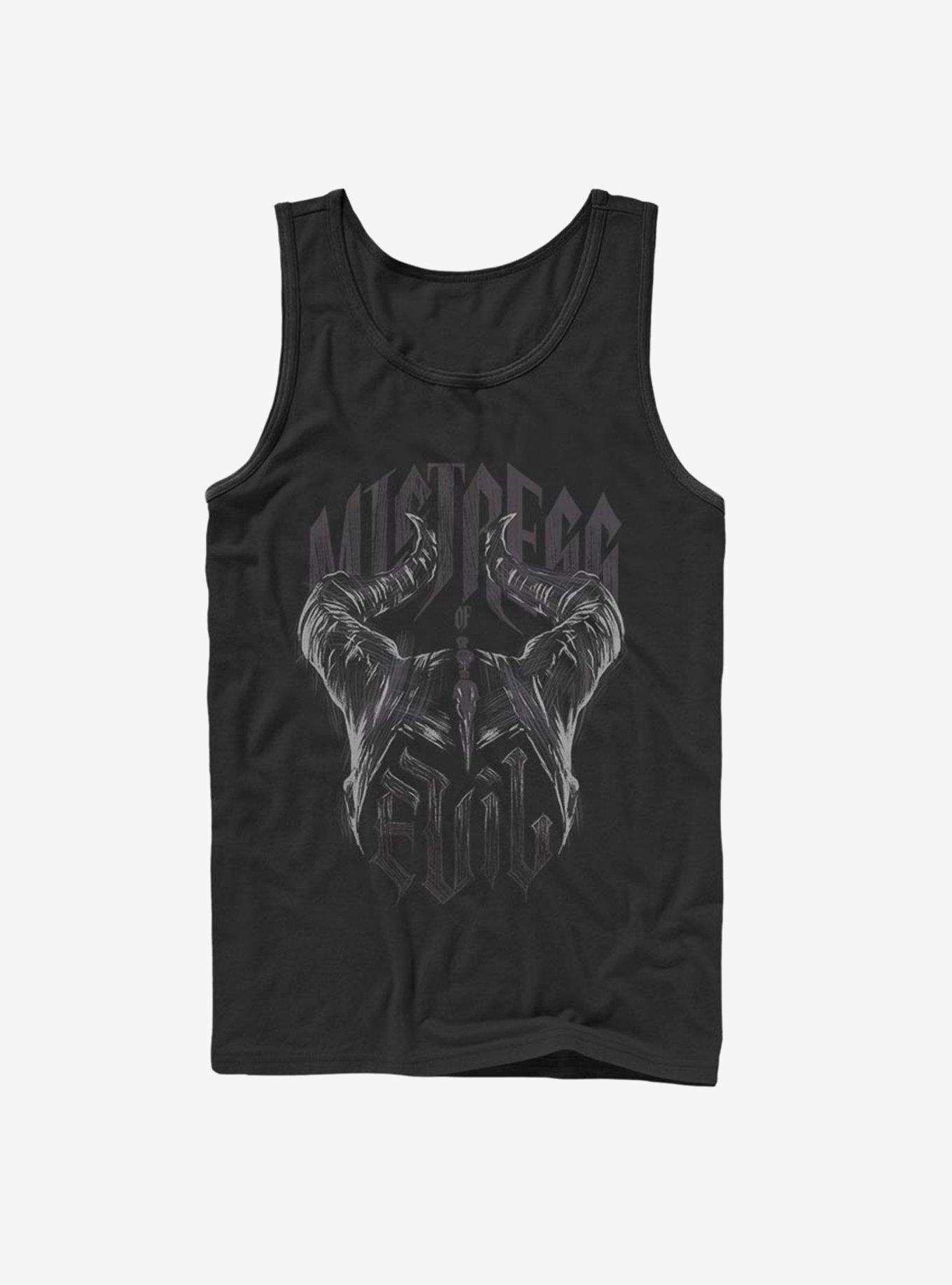 Disney Maleficent: Mistress Of Evil Metal Horns Tank, BLACK, hi-res