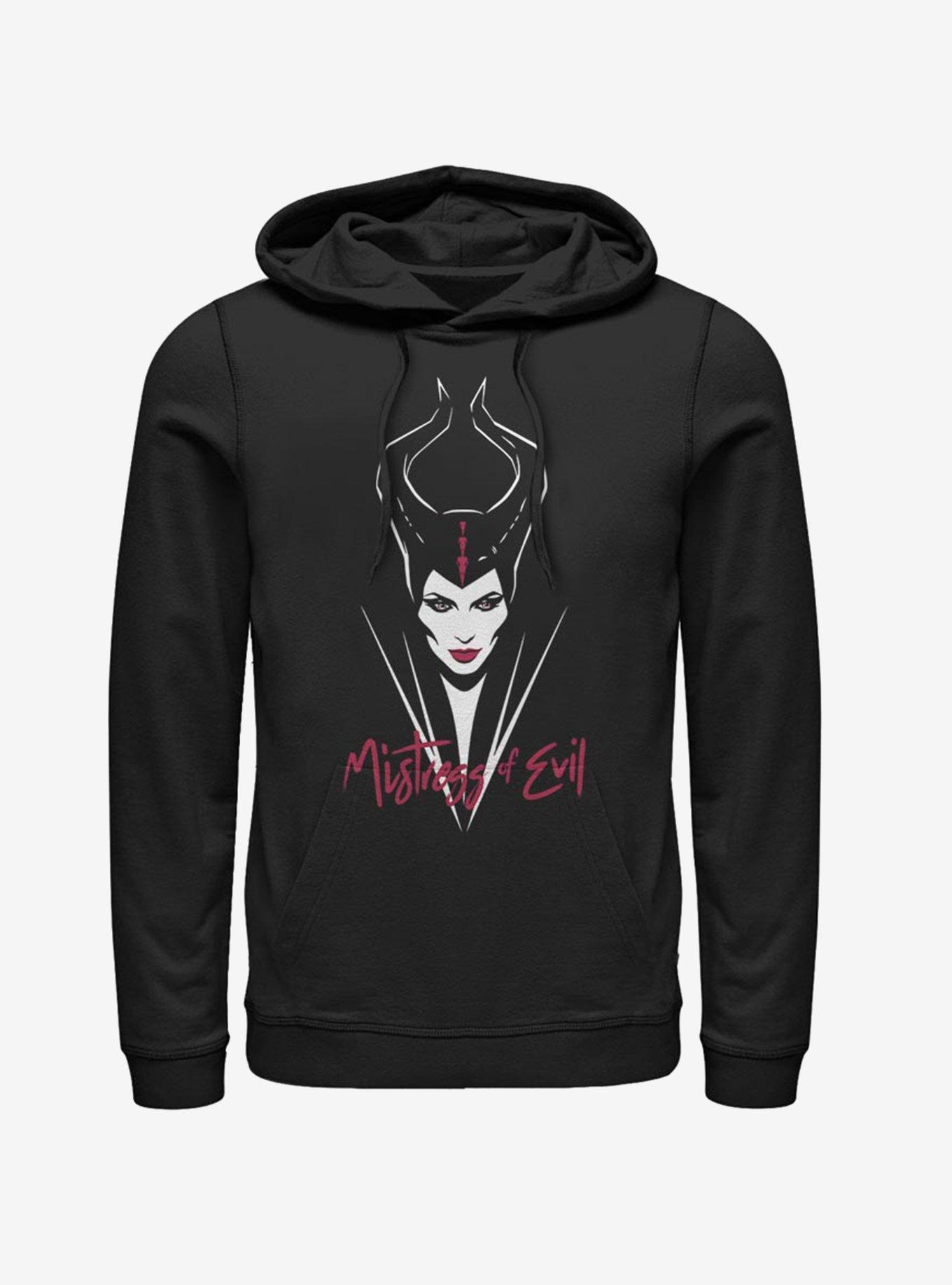 Disney Maleficent: Mistress Of Evil Red Lips Hoodie, BLACK, hi-res
