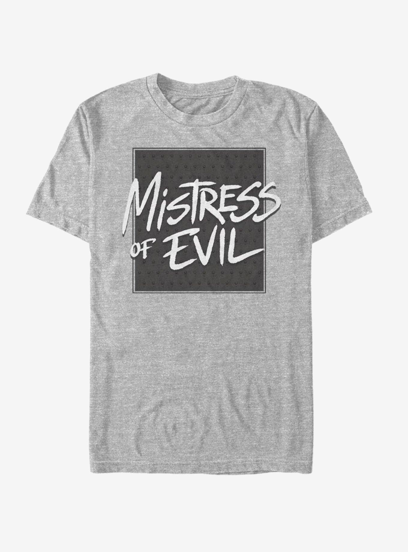 Disney Maleficent: Mistress Of Evil Bold Text T-Shirt, ATH HTR, hi-res