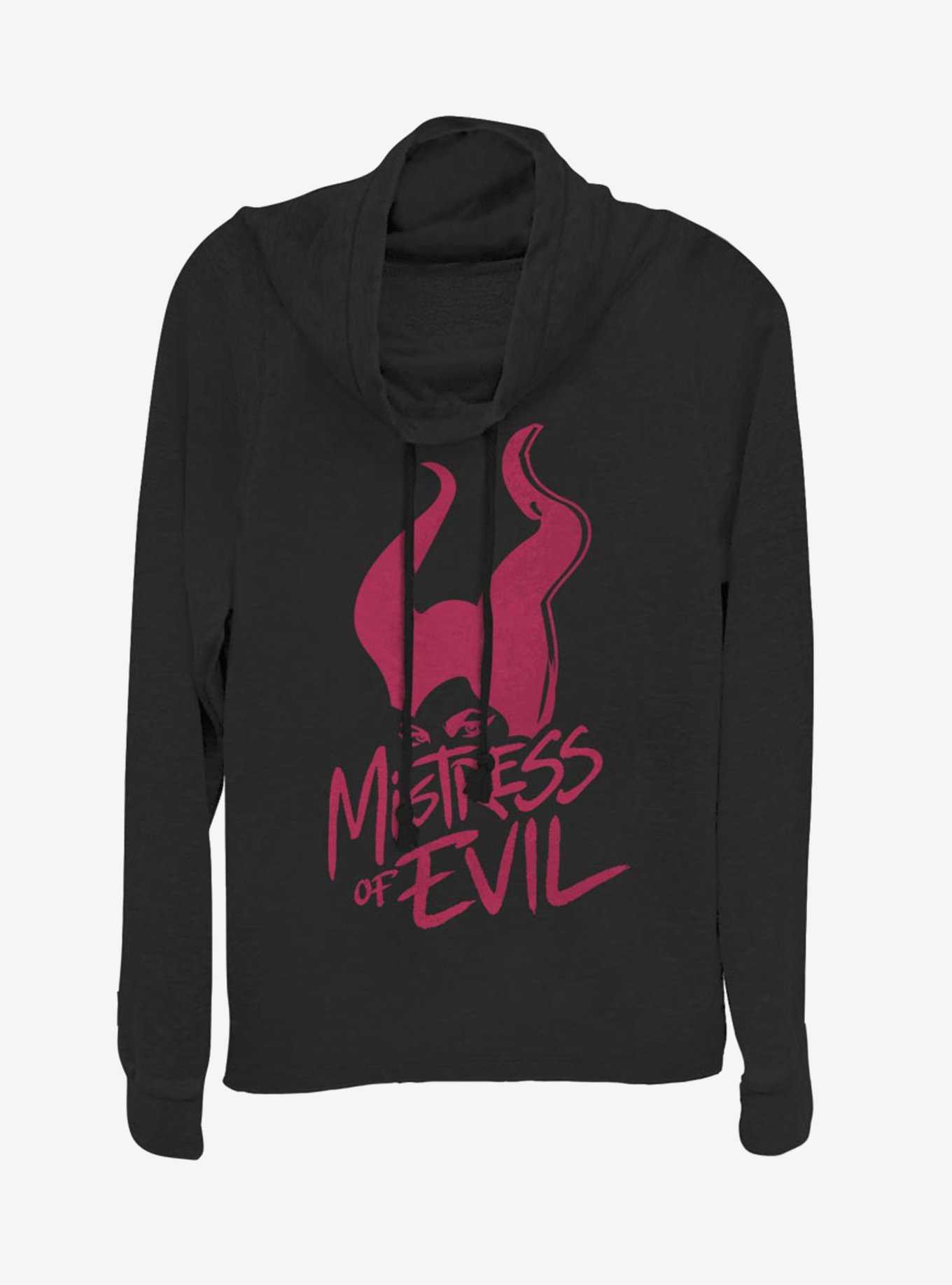 Disney Maleficent: Mistress Of Evil Stamp Cowl Neck Long-Sleeve Girls Top, , hi-res
