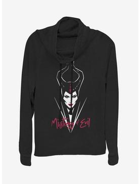 Disney Maleficent: Mistress Of Evil Red Lips Cowl Neck Long-Sleeve Girls Top, , hi-res