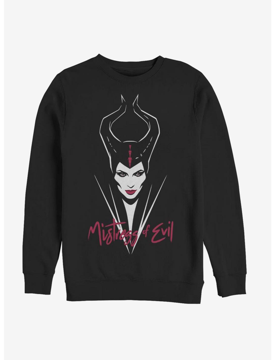 Disney Maleficent: Mistress Of Evil Red Lips Sweatshirt, BLACK, hi-res