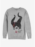 Disney Maleficent: Mistress Of Evil Red Lipstick Sweatshirt, ATH HTR, hi-res