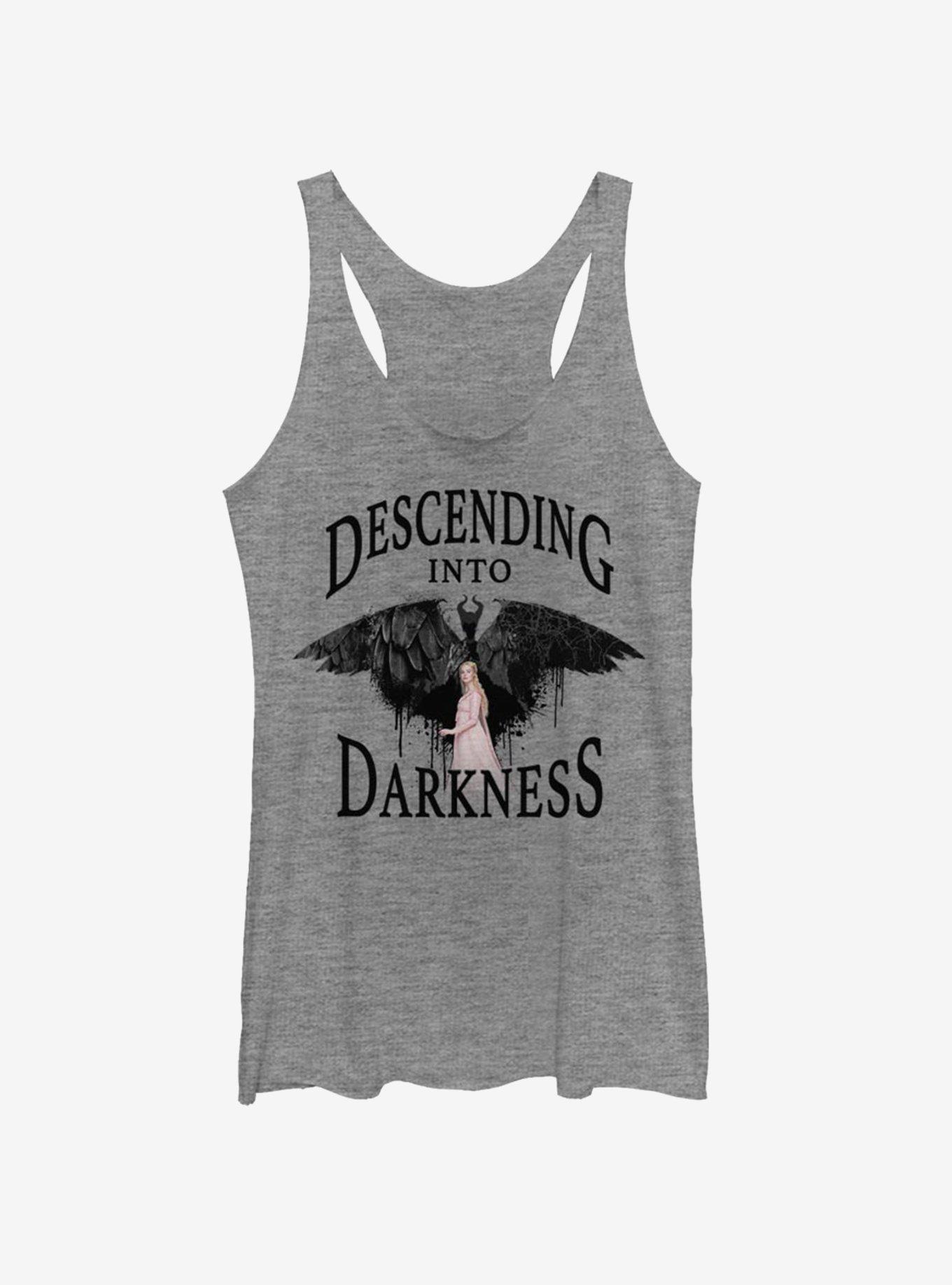 Disney Maleficent: Mistress Of Evil Descending Into Darkness Girls Tank, GRAY HTR, hi-res