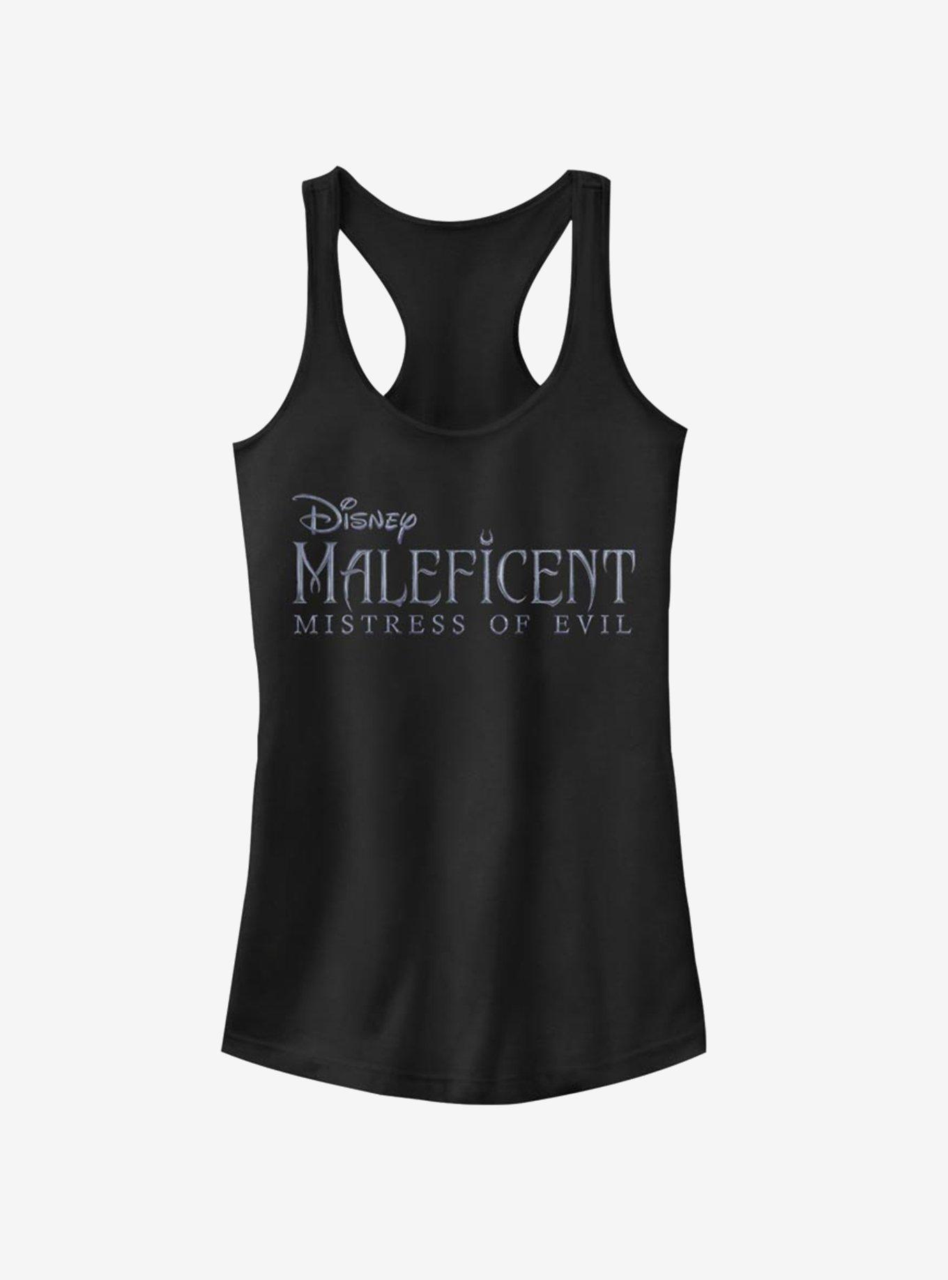 Disney Maleficent: Mistress Of Evil Movie Title Girls Tank, BLACK, hi-res