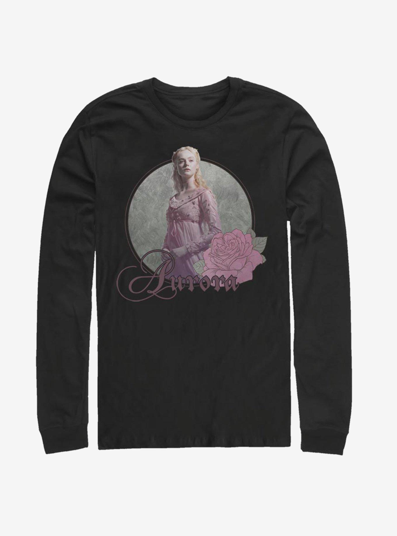 Disney Maleficent: Mistress Of Evil Aurora Long-Sleeve T-Shirt, BLACK, hi-res