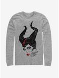 Disney Maleficent: Mistress Of Evil Red Lipstick Long-Sleeve T-Shirt, ATH HTR, hi-res