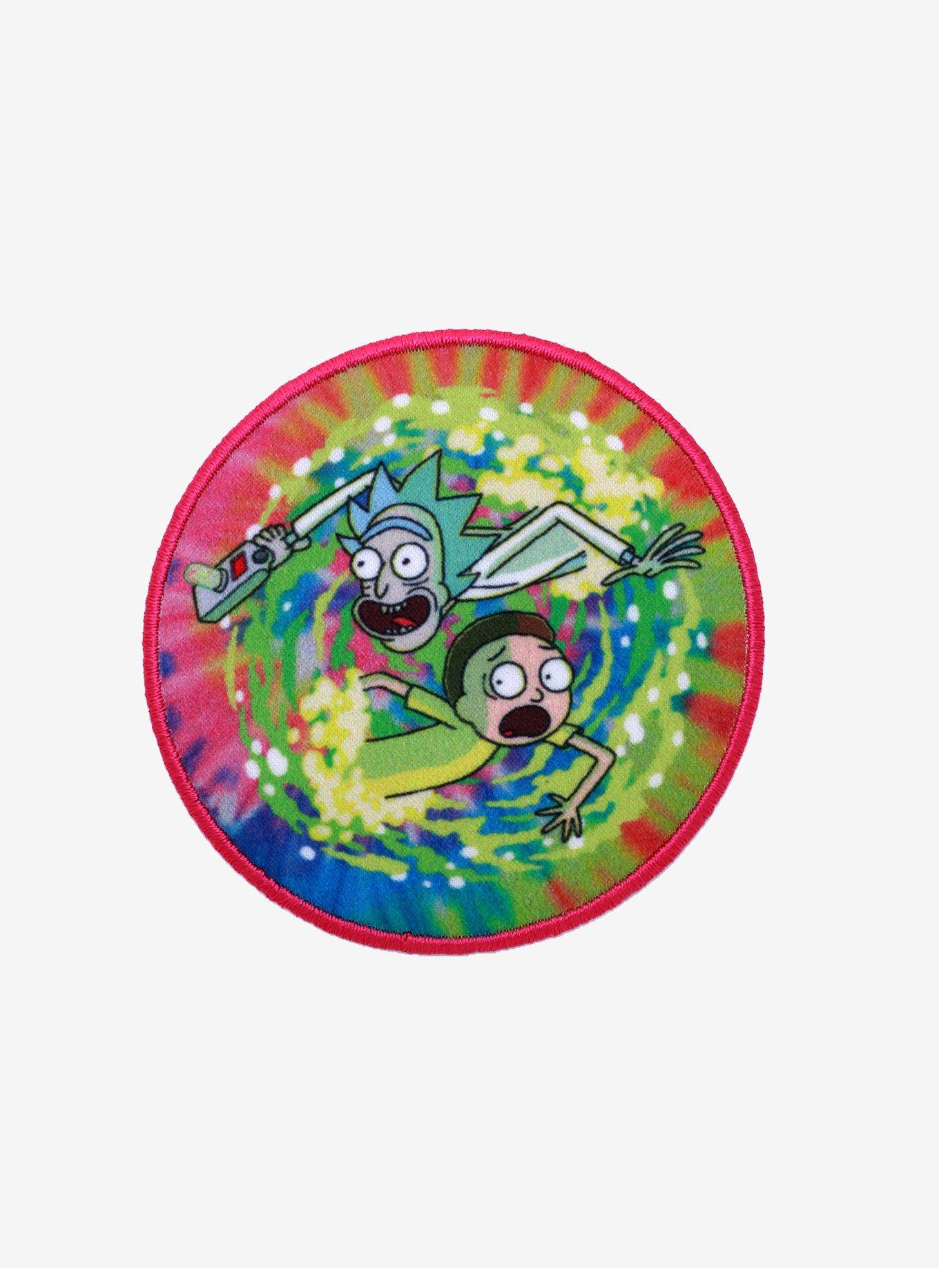 Rick And Morty Tie-Dye Portal Patch, , hi-res