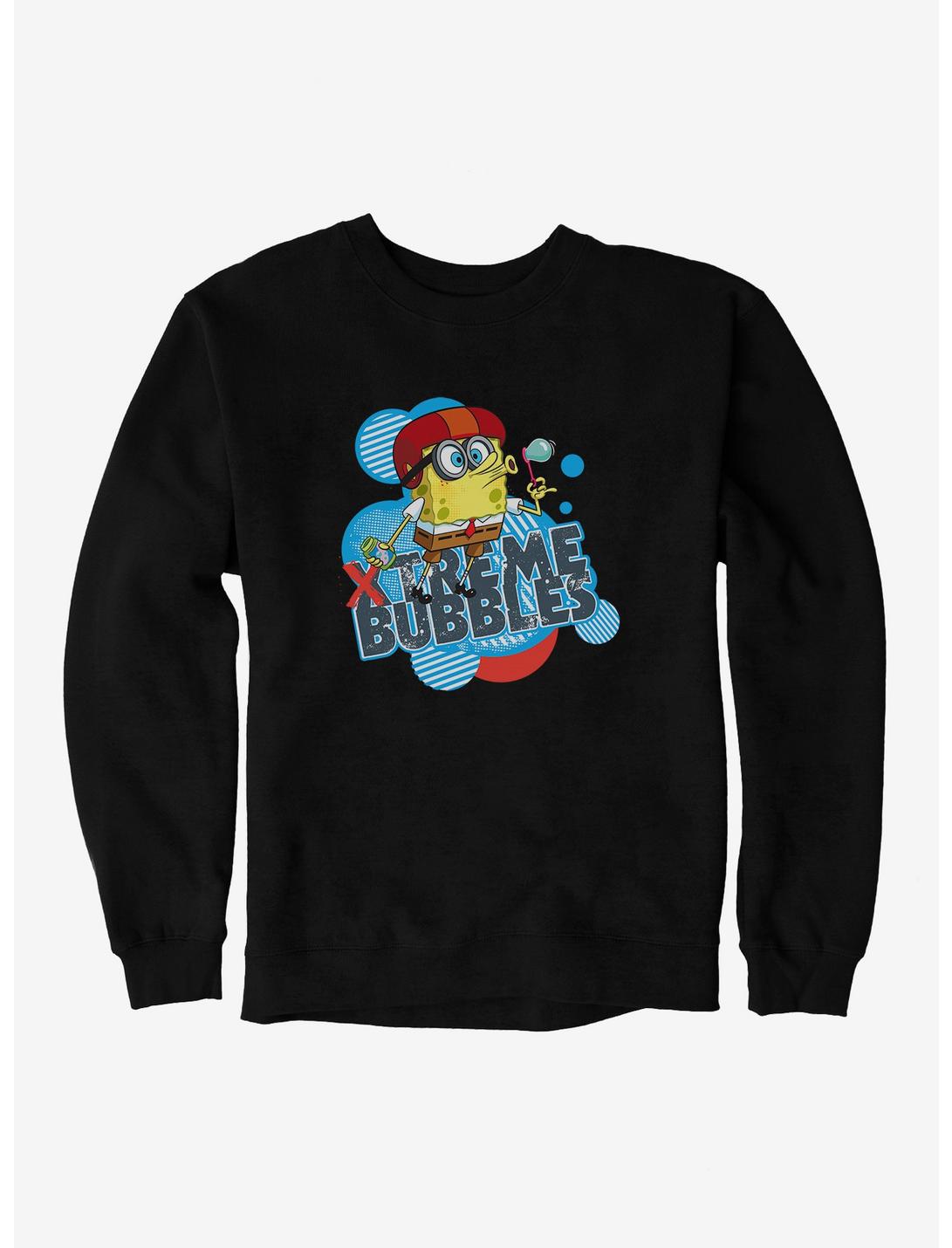 SpongeBob SquarePants Xtreme Bubbles Sponge Sweatshirt, BLACK, hi-res
