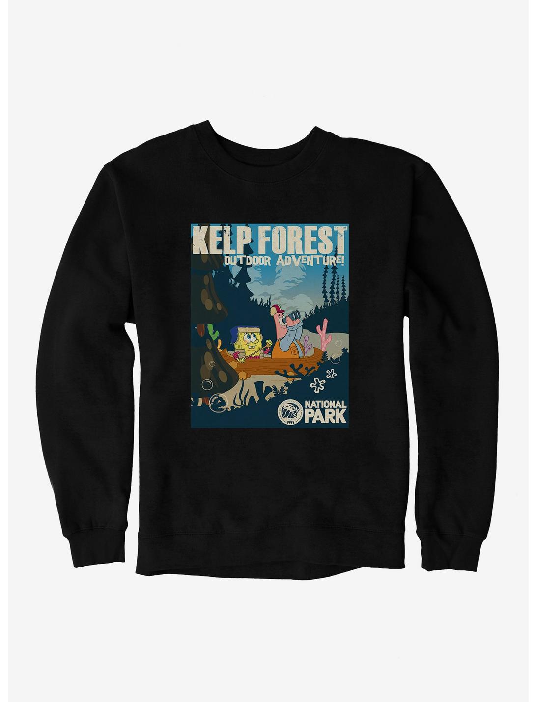 SpongeBob SquarePants Kelp Forest Adventures Sweatshirt, BLACK, hi-res