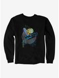 SpongeBob SquarePants Snowboard Tricks Sweatshirt, BLACK, hi-res