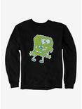 SpongeBob SquarePants Zombie Sponge Smile Sweatshirt, BLACK, hi-res