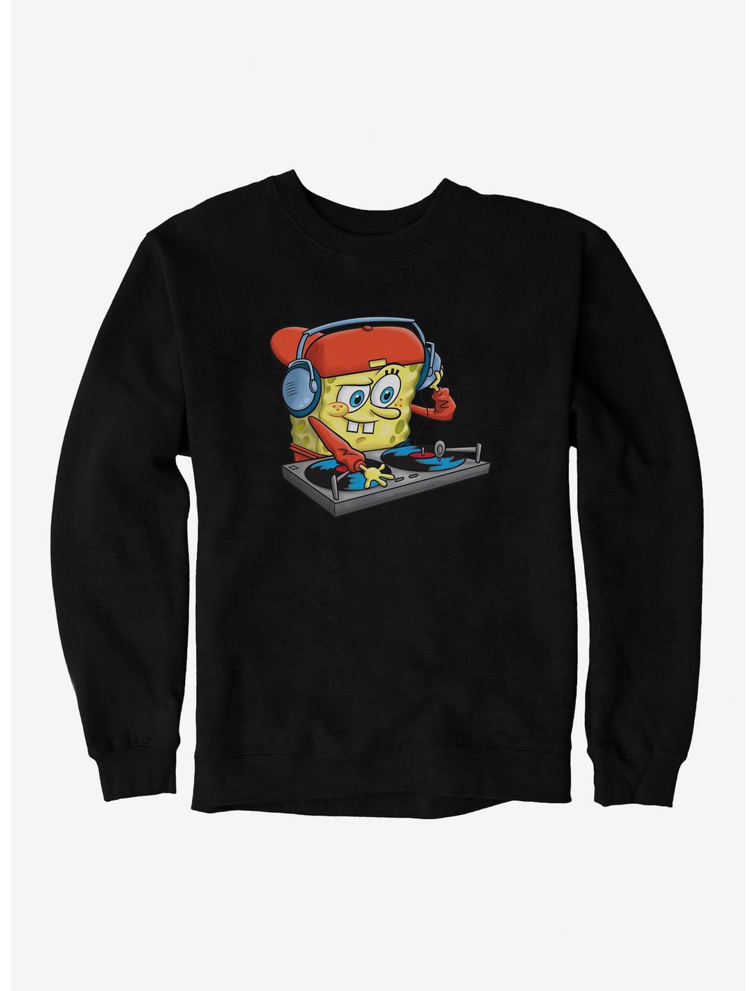 SpongeBob SquarePants DJ Sponge Turntable Sweatshirt, , hi-res