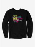 SpongeBob SquarePants Look Smart Am Smart Sweatshirt, BLACK, hi-res