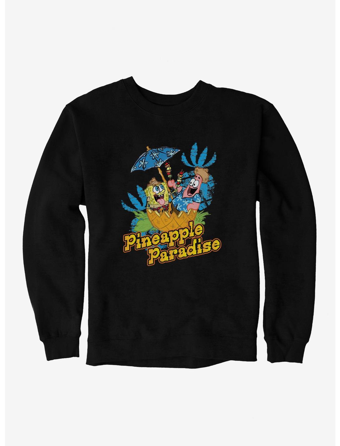 SpongeBob SquarePants Pineapple Paradise Sweatshirt, BLACK, hi-res