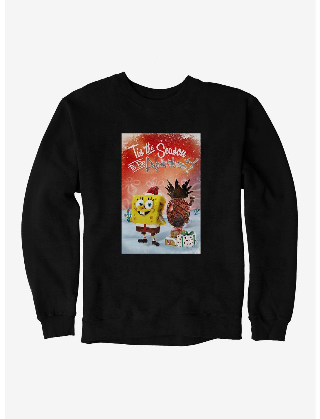 SpongeBob SquarePants 'Tis The Season For Absorbency Sweatshirt, BLACK, hi-res