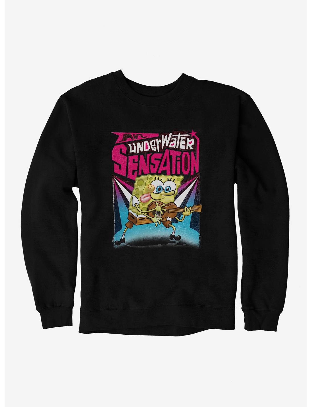 SpongeBob SquarePants Underwater Sensation Sweatshirt, BLACK, hi-res