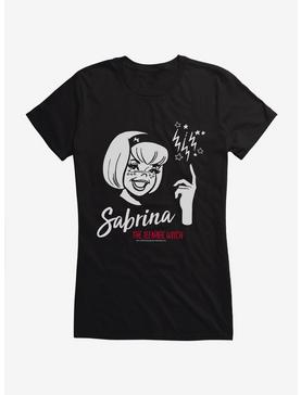 Archie Comics Sabrina The Teenage Witch Classic Logo Girls T-Shirt, BLACK, hi-res