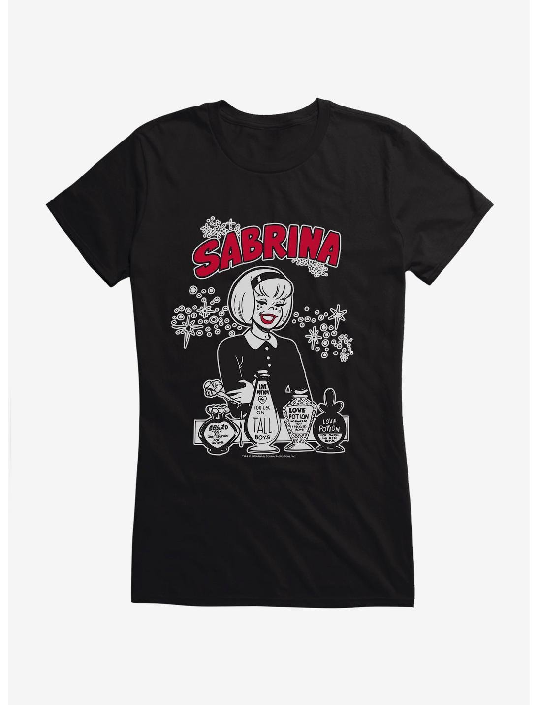Archie Comics Sabrina The Teenage Witch Love Potions Girls T-Shirt, , hi-res