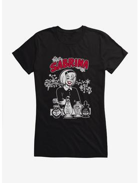 Archie Comics Sabrina The Teenage Witch Love Potions Girls T-Shirt, BLACK, hi-res