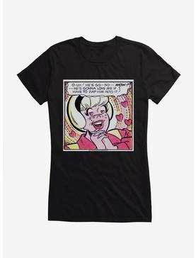Archie Comics Sabrina The Teenage Witch Lovestruck Comic Girls T-Shirt, BLACK, hi-res
