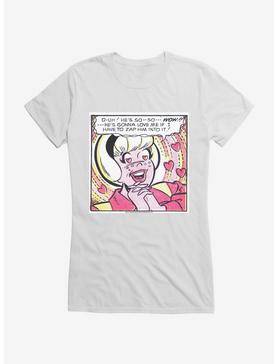 Archie Comics Sabrina The Teenage Witch Lovestruck Comic Girls T-Shirt, WHITE, hi-res