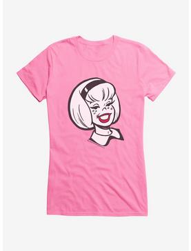 Archie Comics Sabrina The Teenage Witch Red Lipped Smile Girls T-Shirt, , hi-res