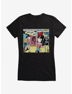 Archie Comics Sabrina The Teenage Witch Skeleton Comic Girls T-Shirt, BLACK, hi-res