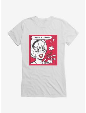 Archie Comics Sabrina The Teenage Witch That's A Drag Girls T-Shirt, WHITE, hi-res