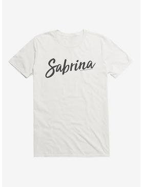 Archie Comics Sabrina The Teenage Witch Classic Logo Script T-Shirt, WHITE, hi-res