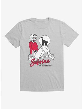 Archie Comics Sabrina The Teenage Witch Sabrina And Salem T-Shirt, HEATHER GREY, hi-res