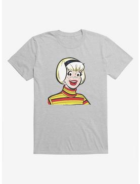 Archie Comics Sabrina The Teenage Witch Striped Sweater T-Shirt, HEATHER GREY, hi-res