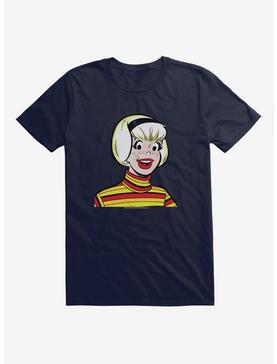 Archie Comics Sabrina The Teenage Witch Striped Sweater T-Shirt, NAVY, hi-res
