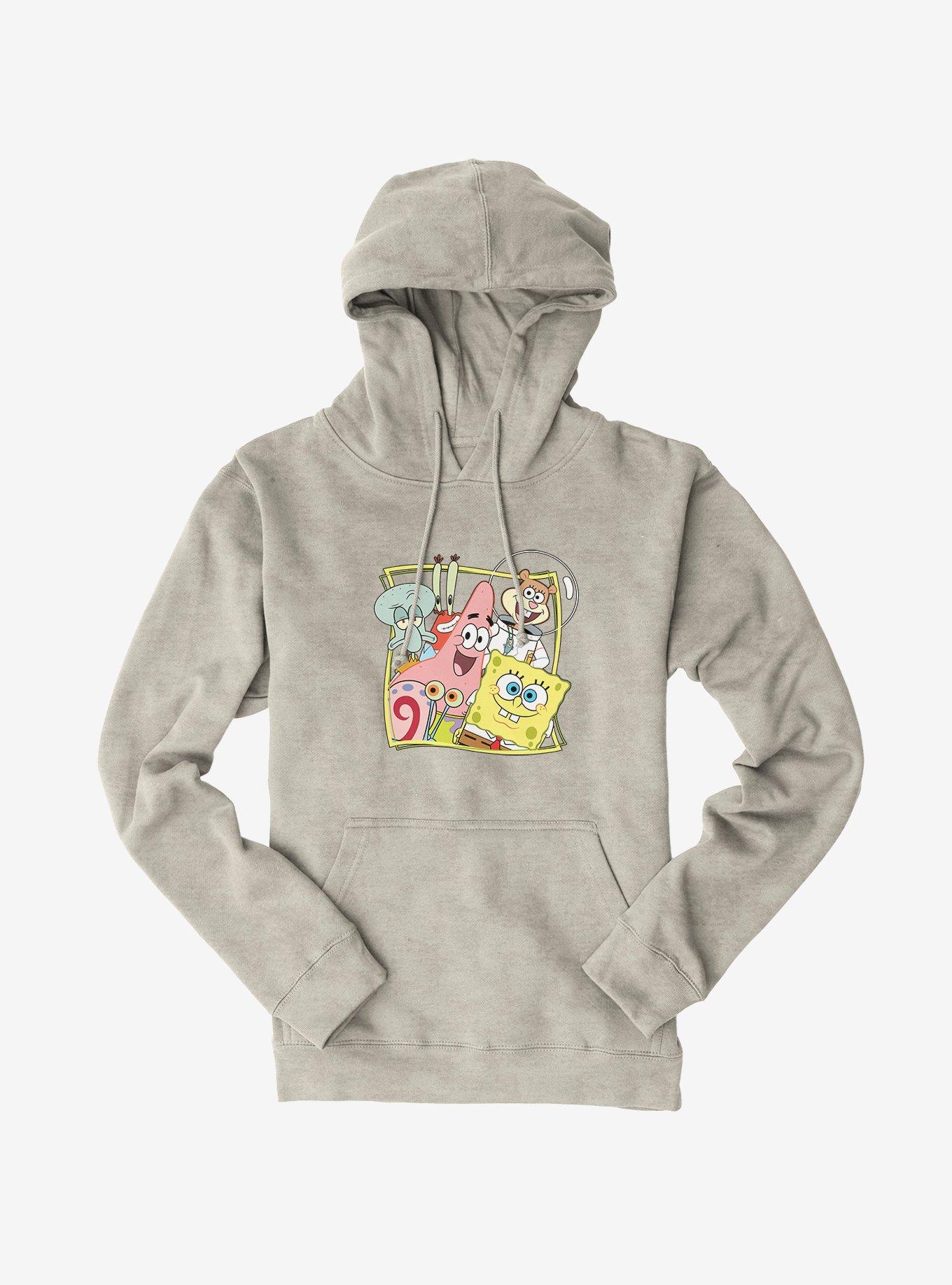 SpongeBob SquarePants Bikini Bottom Buddies Hoodie, OATMEAL HEATHER, hi-res