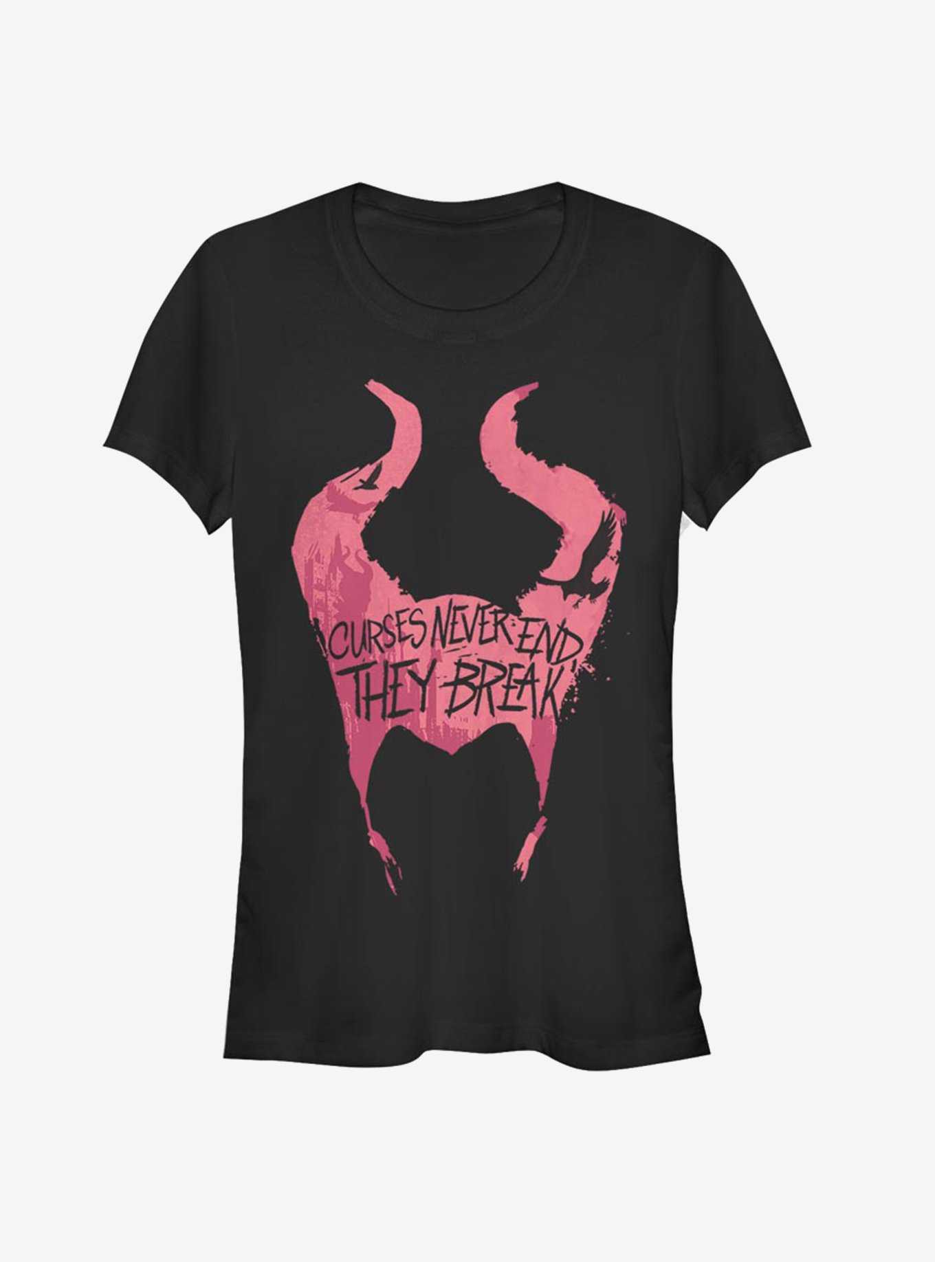 Disney Maleficent: Mistress Of Evil Curses Break Girls T-Shirt, , hi-res