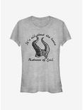 Disney Maleficent: Mistress Of Evil All About The Horns Girls T-Shirt, ATH HTR, hi-res