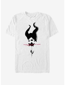 Disney Maleficent: Mistress Of Evil Black Rose T-Shirt, WHITE, hi-res