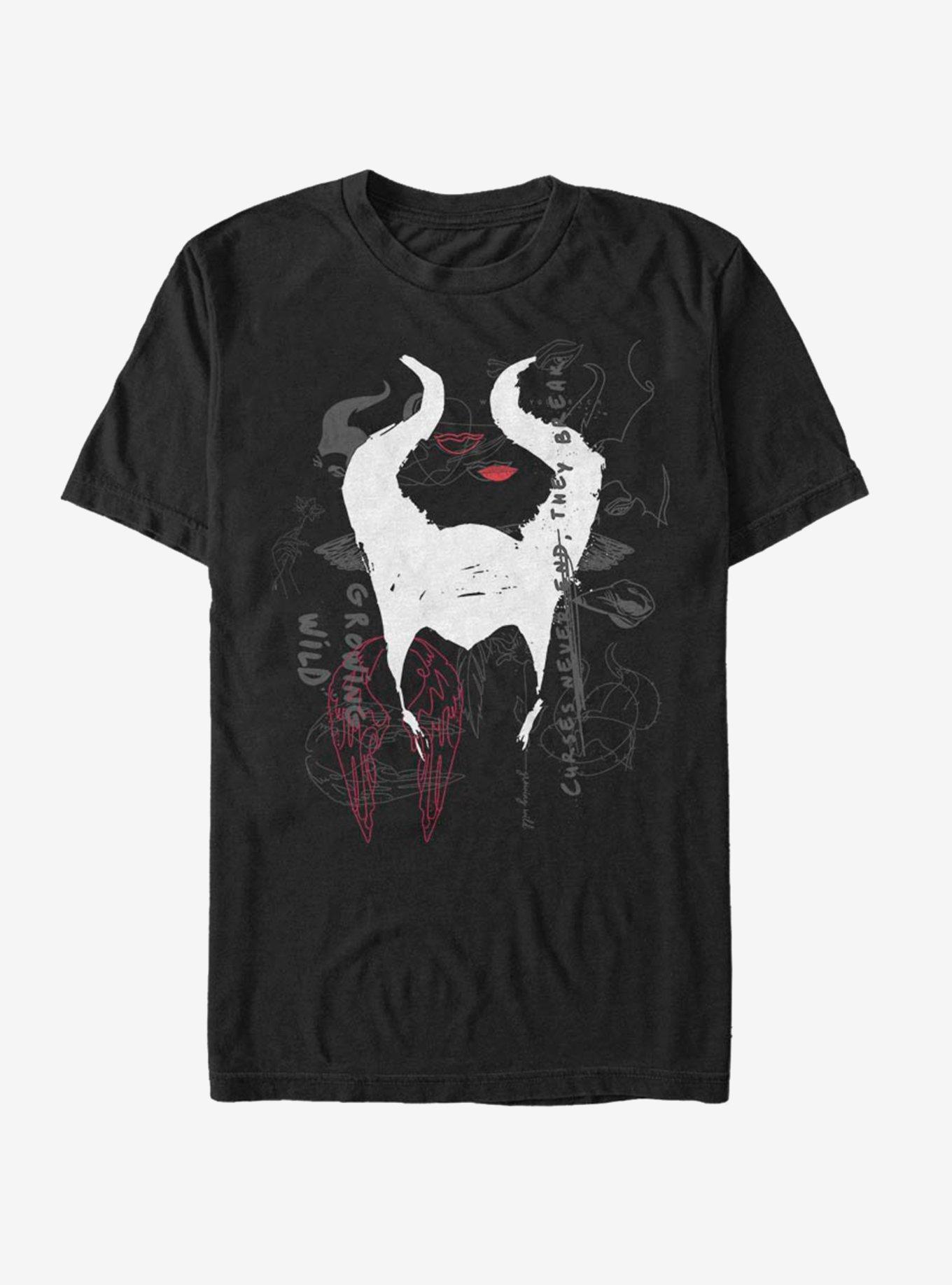 Disney Maleficent: Mistress Of Evil Collage T-Shirt, BLACK, hi-res