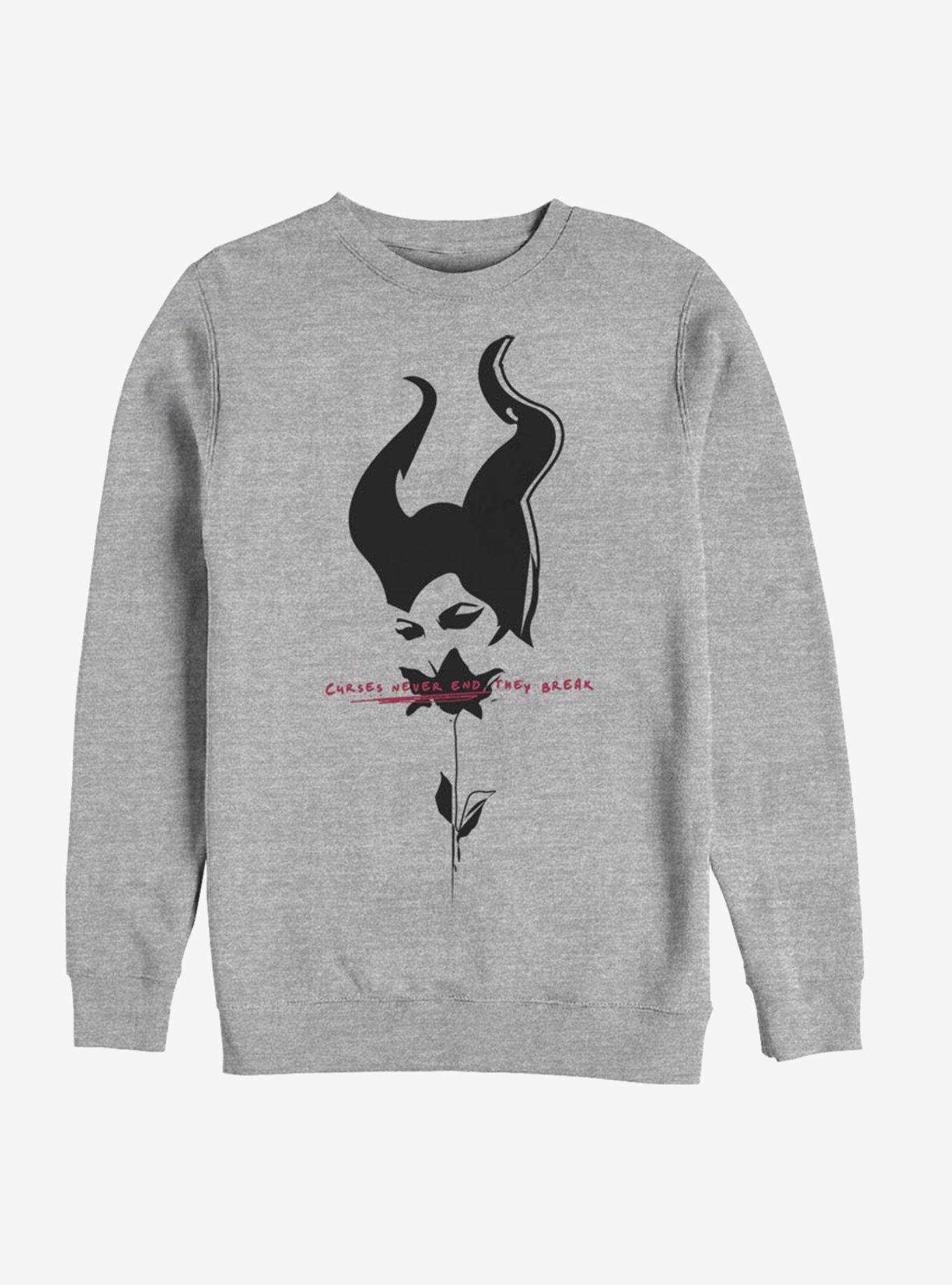 Disney Maleficent: Mistress Of Evil Black Rose Sweatshirt