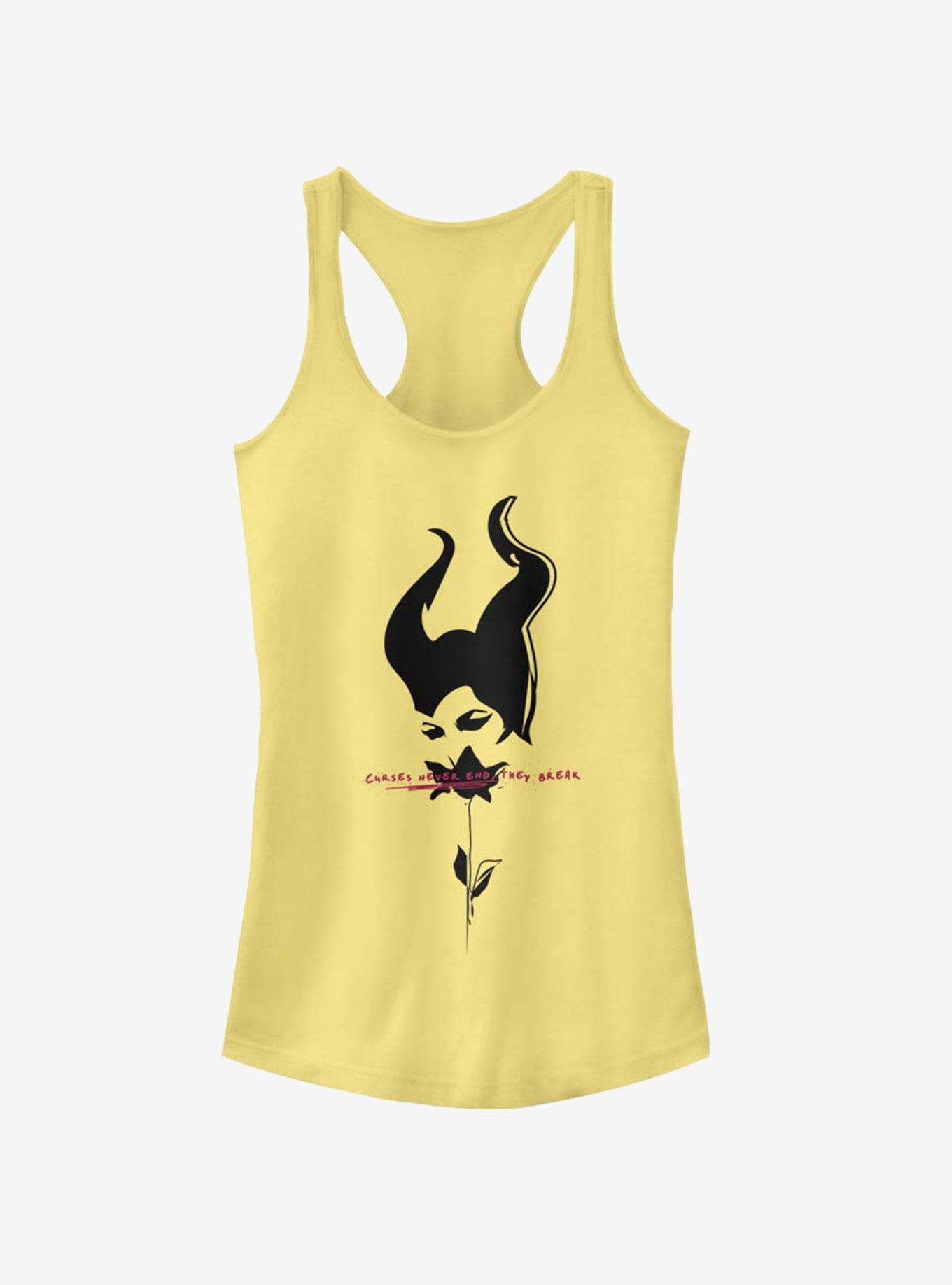 Disney Maleficent: Mistress Of Evil Black Rose Girls Tank