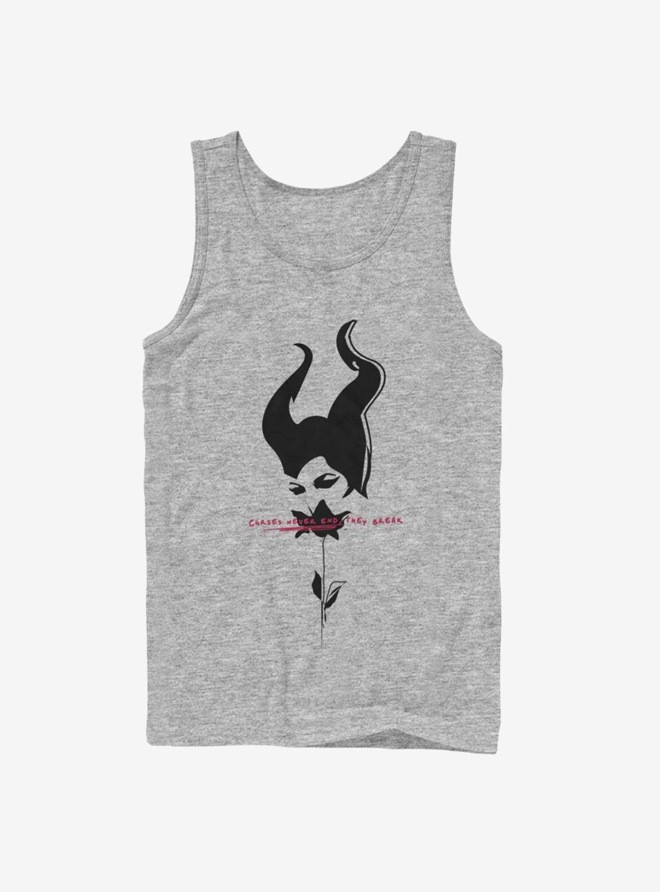 Disney Maleficent: Mistress Of Evil Black Rose Tank, ATH HTR, hi-res