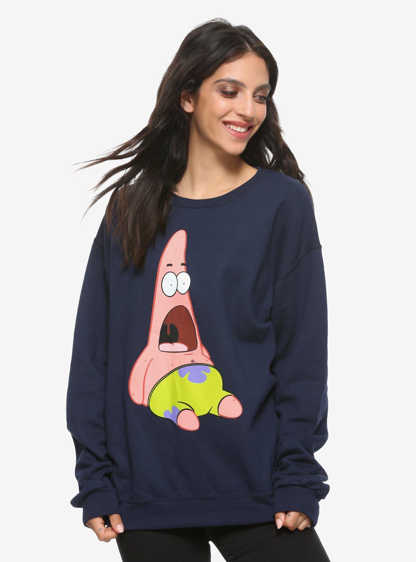 SpongeBob SquarePants Surprised Patrick Girls Sweatshirt, MULTI, hi-res