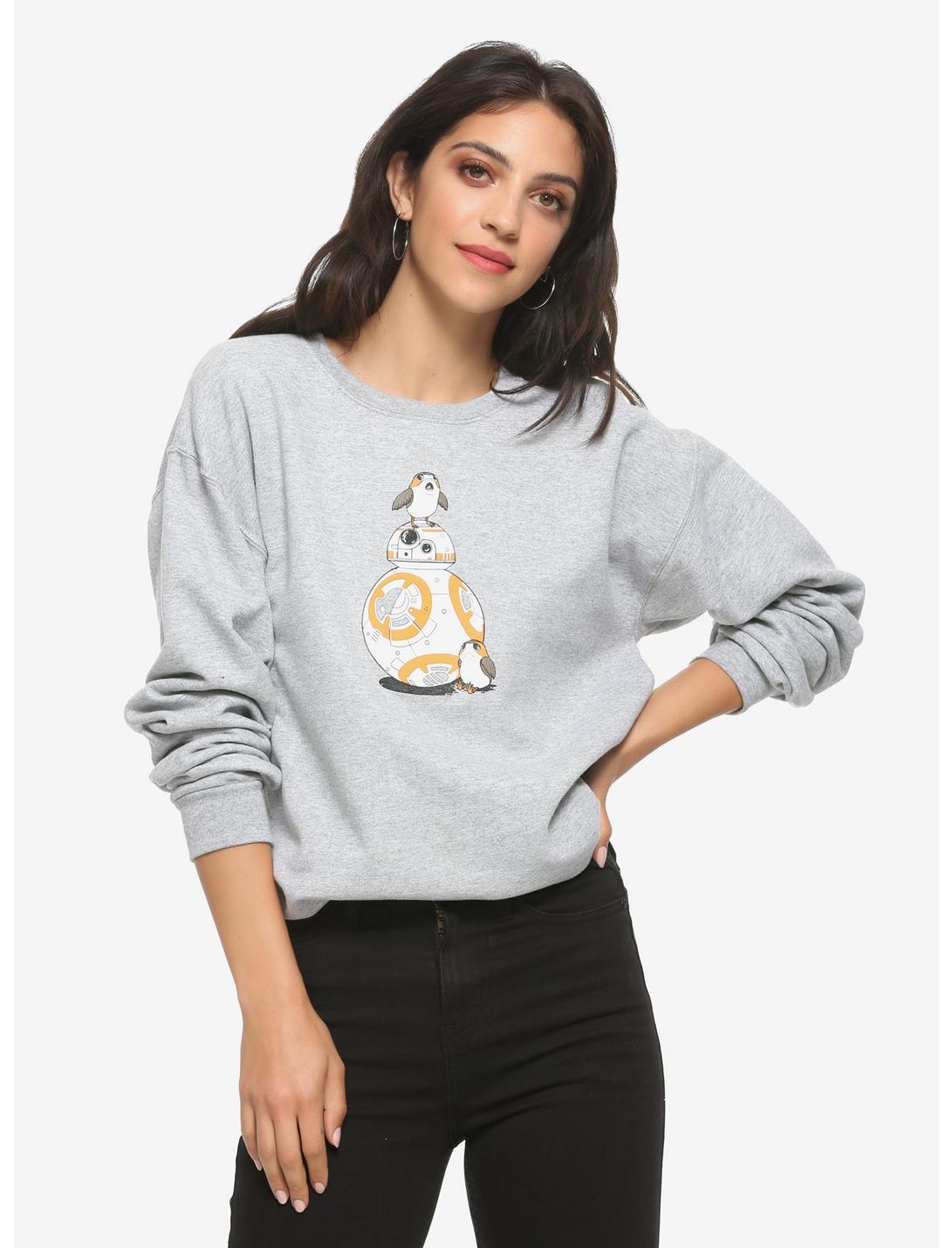 Star Wars BB-8 & Porgs Girls Sweatshirt, MULTI, hi-res