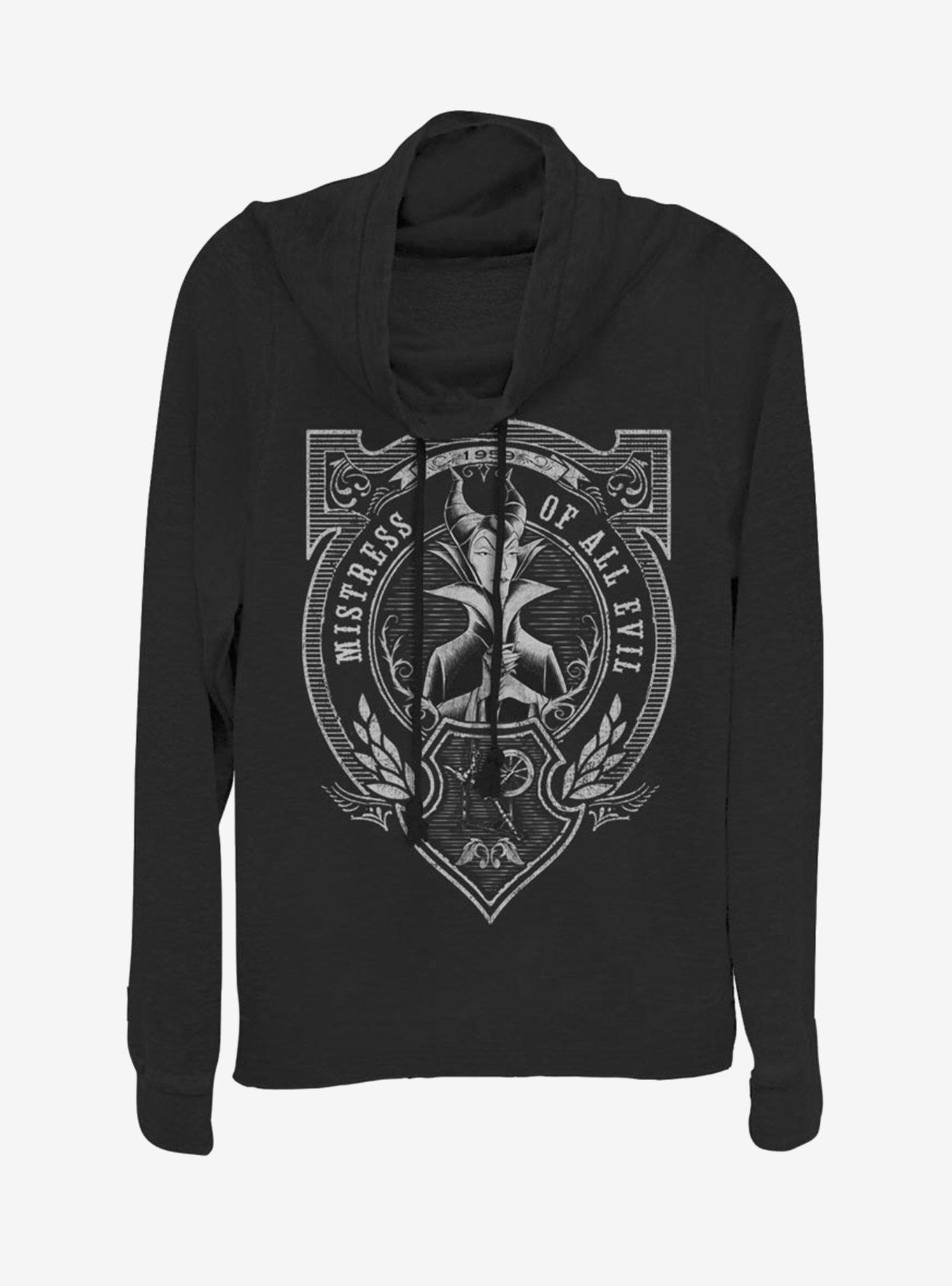 Disney Villains Maleficent Sleeping Elixir Cowl Neck Long-Sleeve Girls Top, , hi-res